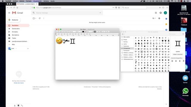 Poner emojis y símbolos con el VISOR DE TECLADO en pantalla en Mac смотреть онлайн