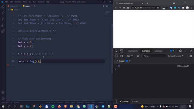 JavaScript 10-dars | Interaktiv JavaScript | Kurs Seriyasi