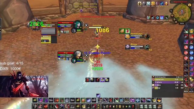THE MOST HARD ARENA WILL YOU SEE IN YOUR LIFE, (Homerjay vs Avizura) Classic wotlk 3400+ arena смотреть онлайн