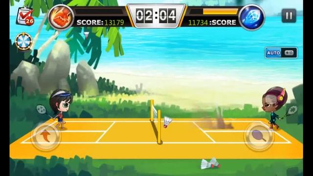 Badminton Game Android Review & Live Playing | Really Hard Competition смотреть онлайн