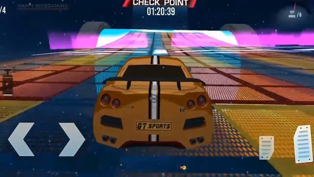 Mega Ramp Race - Extreme Car Racing New Games 2020 Android iOS Gameplay #1 смотреть онлайн