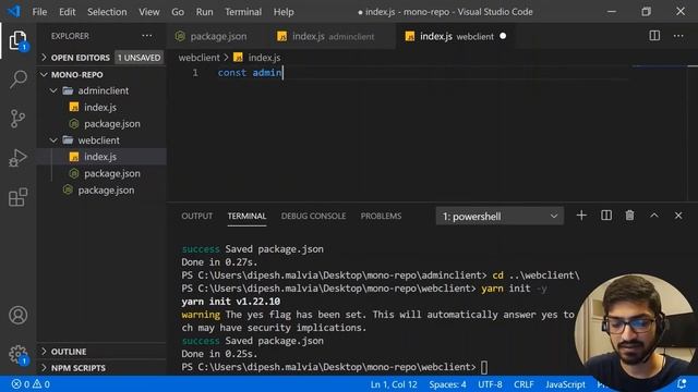 Yarn Workspaces Setup - Multiple JavaScript Packages (Mono-Repo) смотреть онлайн