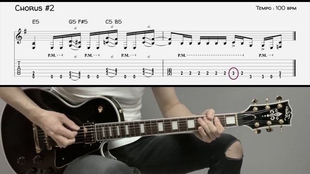 METALLICA - WELCOME HOME SANITARIUM (Guitar cover with TAB | Lesson) смотреть онлайн