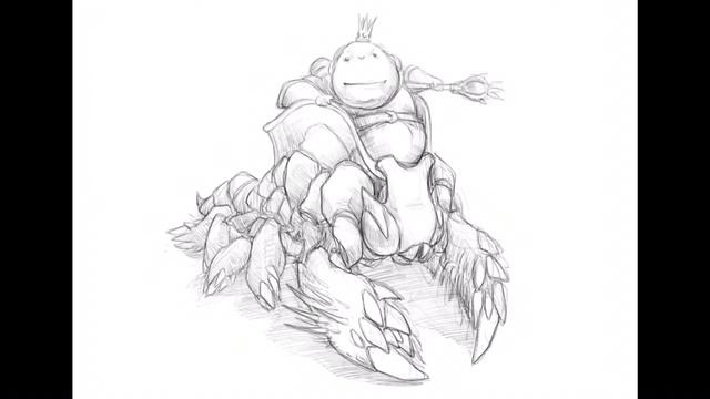 Crabfu iPad Speed Drawing: King смотреть онлайн