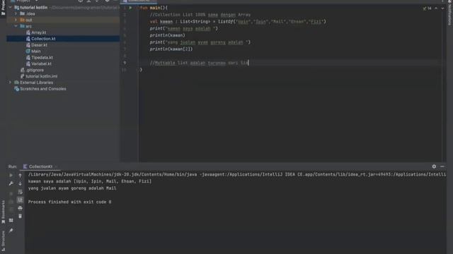 Collection Kotlin (List) #pemograman #kotlin #coding #tutorialandroid смотреть онлайн