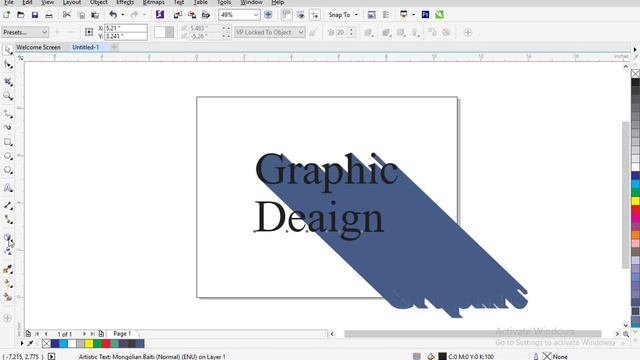 Long Shadow Effect in CorelDRAW By Bnarts смотреть онлайн
