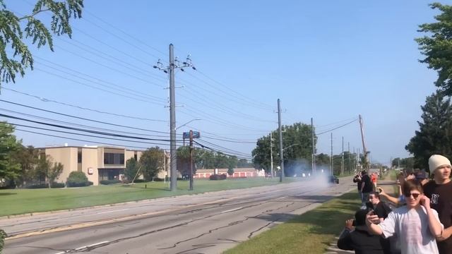 Lamborghini Aventador SVJ With Gintani Exhaust Does Launch Control Leaving Cars And Coffee! смотреть онлайн