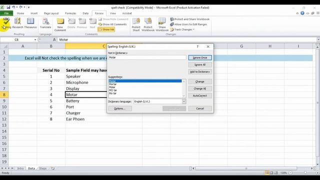 Automatic spell check/correction in Excel - Auto spell check within 30 seconds to enhance report смотреть онлайн