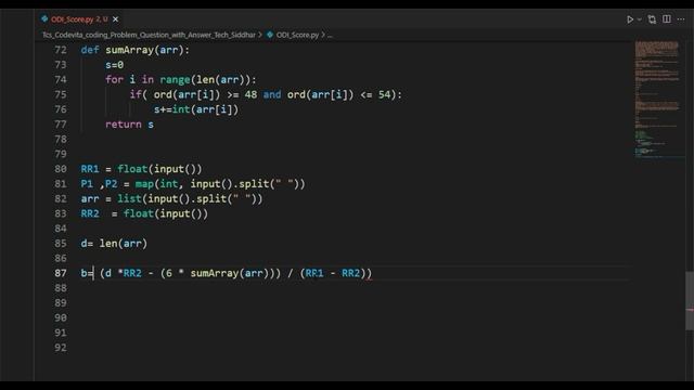ODI Score ?⚾??️♂️ | Tcs Codevita Coding Problem | Tamil | Tech Siddhar | Python #TS #Codevita #Tc смотреть онлайн