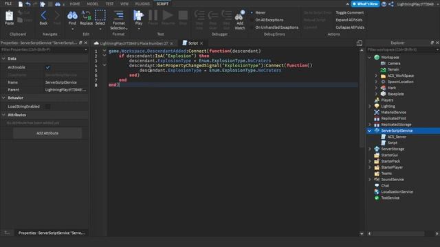 How to remove terrain craters in ACS gun kit Roblox Studio смотреть онлайн