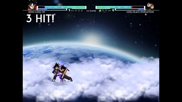 Xeno Goku V3 OP (all form) (New) VS Goku Black Purgation OP in Mugen смотреть онлайн