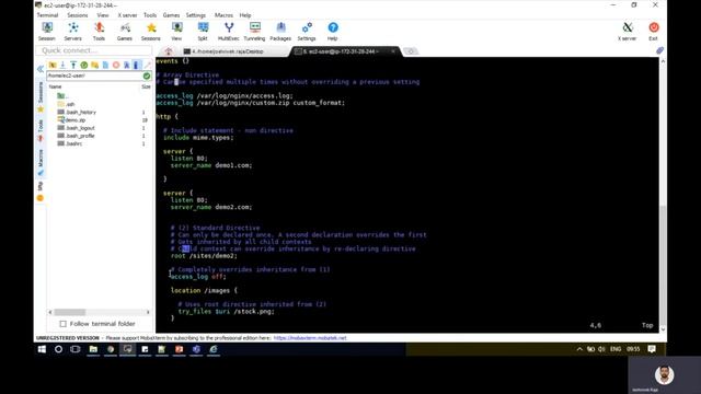 NGINX Logs and Directives смотреть онлайн