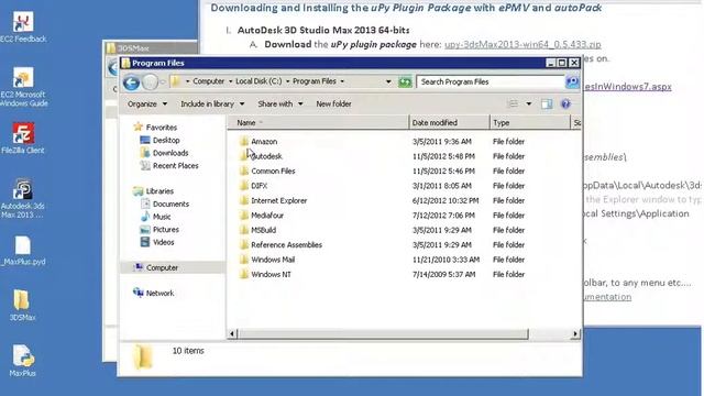 autoPack and ePMV Installation tutorial for 3ds max 2013: install uPy plugins ePMV & autoPack смотреть онлайн