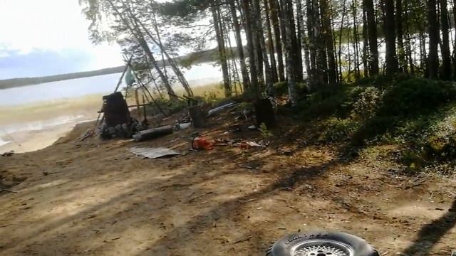 Отдых в Карелии дикарями, рыбалка, отдых от городской суеты. Часть 1 смотреть онлайн