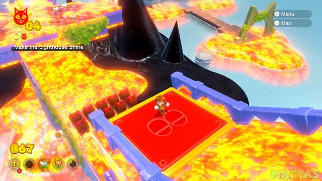 Bowser's Fury: The Floor is Lava - Part 1 - Lakeside Area смотреть онлайн