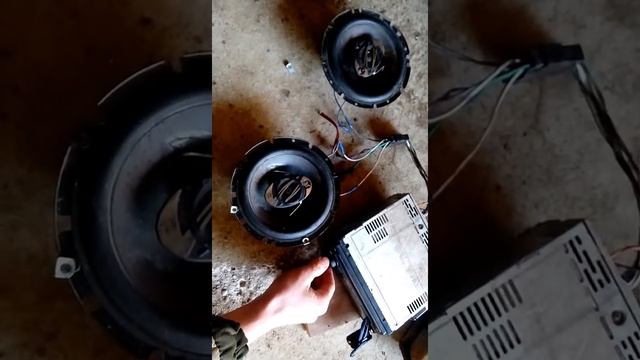 Колонки в авто. Pioneer TS-A1703i. смотреть онлайн