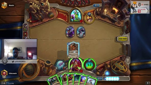 Hearthstone Lifecoach Playing Malygos Rogue смотреть онлайн