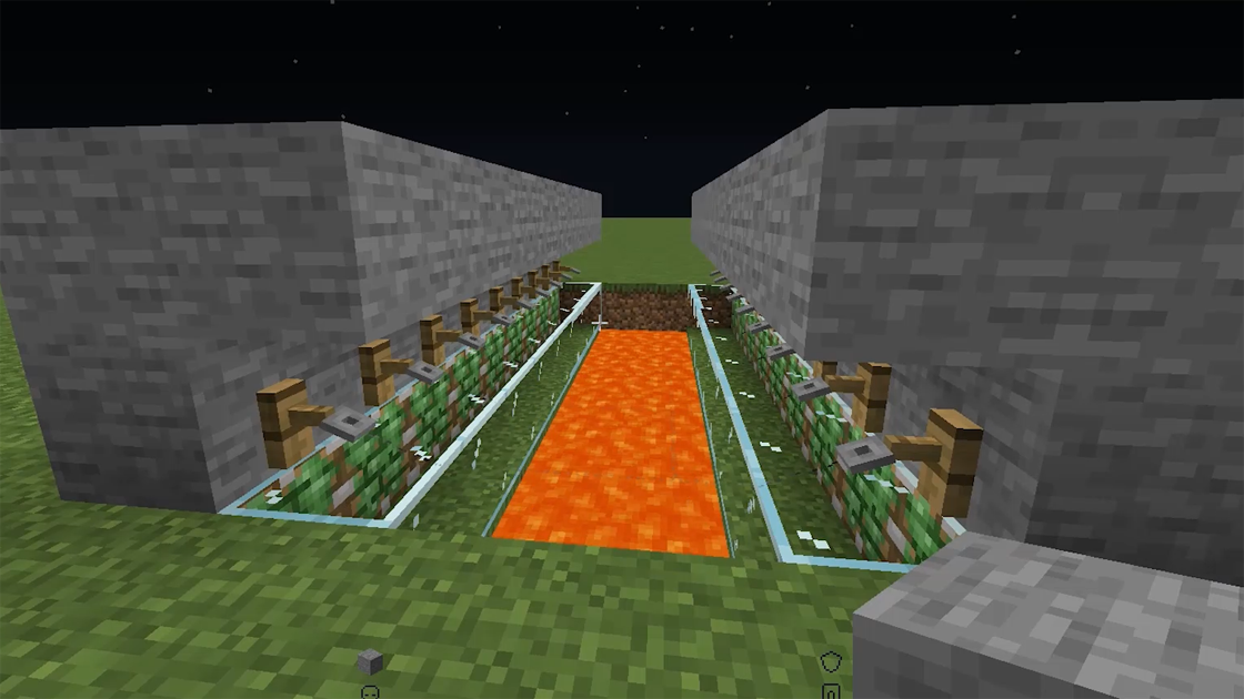 Как сделать мост через лаву в Майнкрафт | Minecraft постройки смотреть онлайн