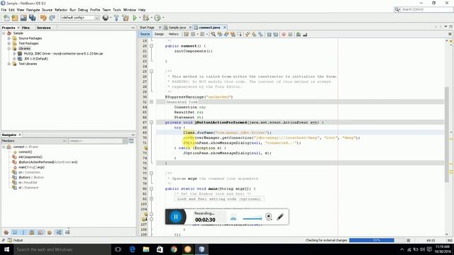 Steps to connect java and msql смотреть онлайн