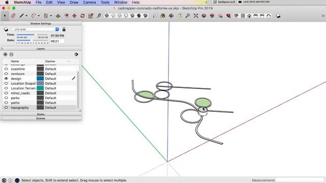 2 Ways to Generate Contour Map and Place into 3D Environment in SketchUp смотреть онлайн