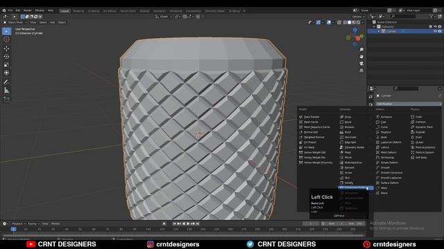 Blender 3D Modeling | Create Cylinder Details | Blender Hard Surface Modeling смотреть онлайн