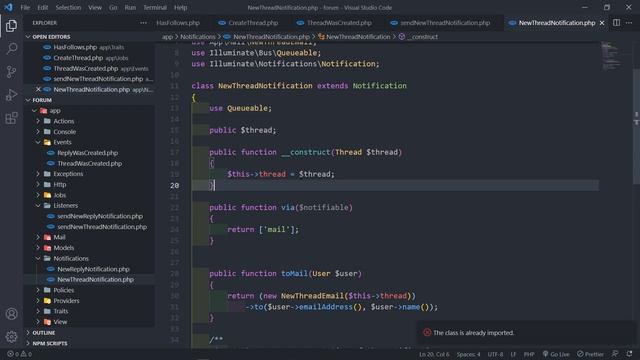 Create a forum with Laravel 8 | Notify/Email followers of a given user | Part 79 смотреть онлайн