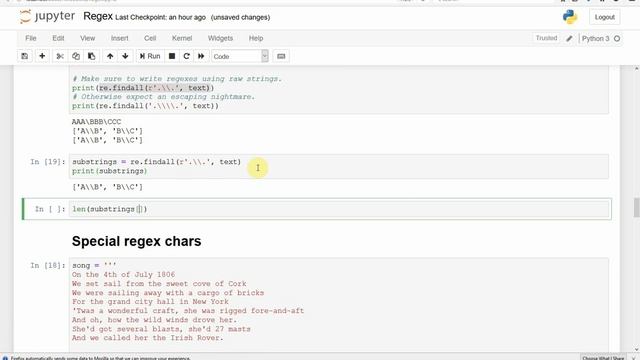 Quantitative Biological Research with Python - Lecture 6, TA 1/3 - Regex & NumPy смотреть онлайн