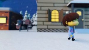 To the bone(Remastered) на русском языке, но Санс и Папирус поют "Приветствуем под землей, упала ты