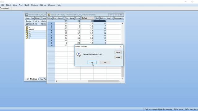Correlation Analysis in Eviews and Interpretation of Correlation Outcome || Abhik Defines смотреть онлайн