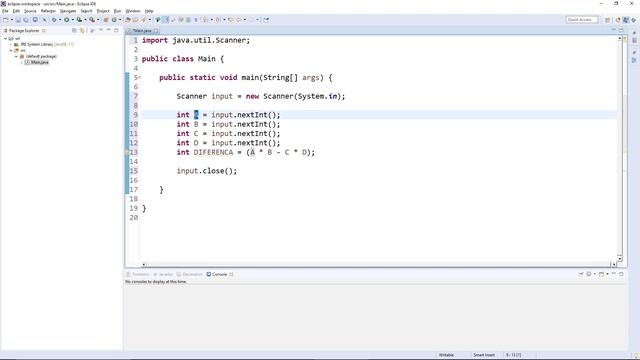 BEECROWD 1007 - Diferença ( Resolução em Java ) | URI Online Judge смотреть онлайн