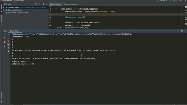 Contact Book in Python | Pt. 3 | Beginner Tutorials смотреть онлайн