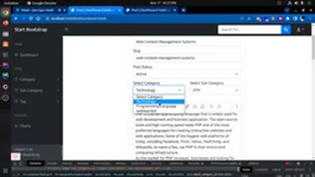 Laravel 9 Blog Project | Part -9 | Post CRUD | Post Edit | Web Learn BD смотреть онлайн