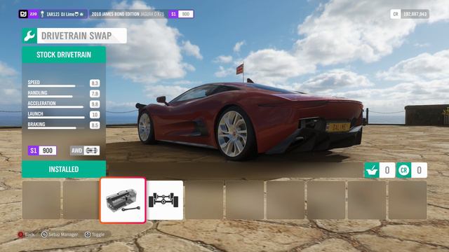Forza Horizon 4 - 2010 Jaguar C-X75 James Bond Edition Gameplay смотреть онлайн