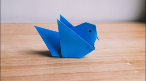 Origami Bird | Оригами птичка из бумаги | 折り紙　鳥