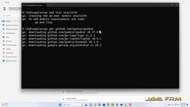 How to connect GoLang to Oracle Database 19c in Windows - Go Oracle Database connectivity - godror смотреть онлайн