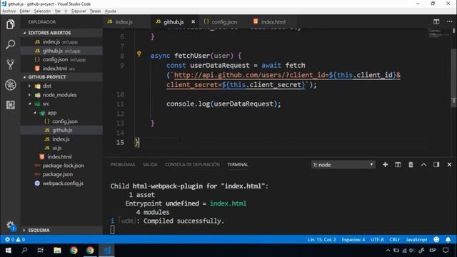 Desarrollando Clon de Github con Javascript Orientado a Objetos, Nodejs, Webpack, Bootstrap 4 y más смотреть онлайн