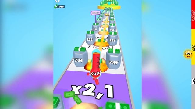 ЭВОЛЮЦИЯ ТЕМПЕРАТУРЫ ГРАДУСНИКА, МАКСИМАЛЬНЫЙ УРОВЕНЬ! Heat Runner 3D смотреть онлайн