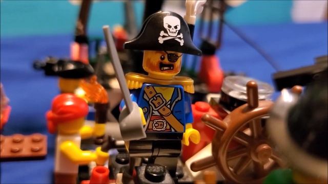 LEGO PIRATES: Captain Ennio LaQuay VS. Captain Valiant смотреть онлайн
