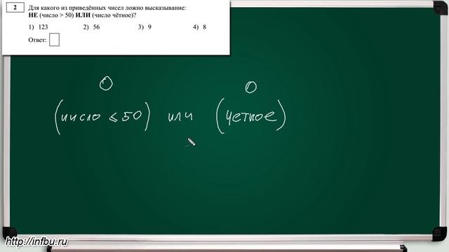 Решение задания №2. ОГЭ (ГИА) по информатике - 2017 (9 класс). Демоверсия ФИПИ. смотреть онлайн