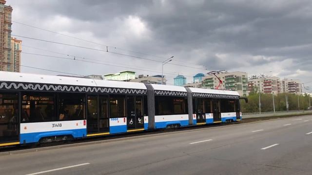 71-931М Витязь-М 31418 На Строгинском мосту смотреть онлайн