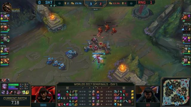 RNG vs. SKT | Semifinals Game 2 | 2017 World Championship | Royal Never Give Up vs SK telecom T1 смотреть онлайн