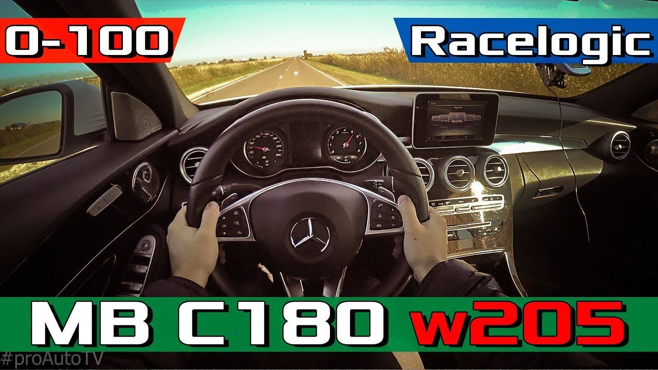 W205 C180 разгон 0-100 / Mercedes-Benz C-class 150hp Acceleration