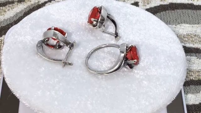 Гарнитур А044 «Турмалин красный» смотреть онлайн