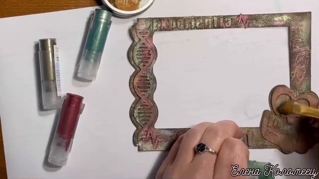 Рамочки/медицинский альбом/скрап/процесс смотреть онлайн