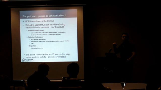 Source Boston 2010: Managed Code Rootkits: Hooking into Runtime Environments 5/6 смотреть онлайн