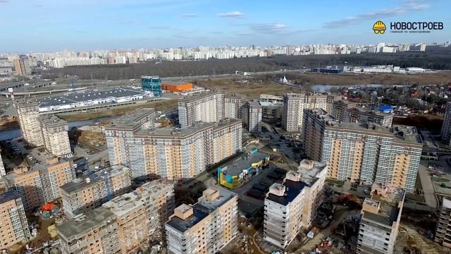 Аэросъемка ЖК "Татьянин парк", 26.03.2017 смотреть онлайн