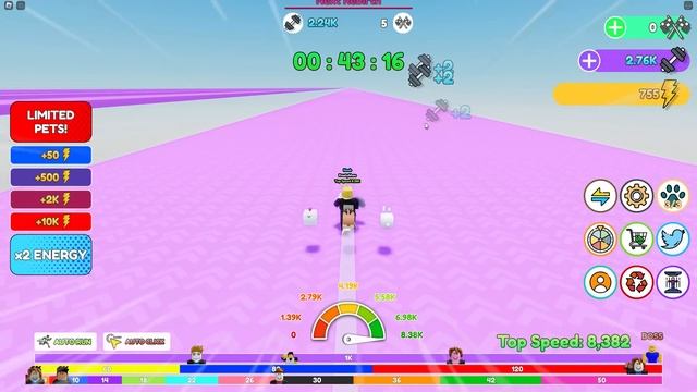 ROBLOX STRONG MAN RACE CLICKER WITH CHOP CHALLENGE смотреть онлайн