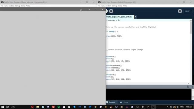 British Traffic Light Program | Java Processing смотреть онлайн