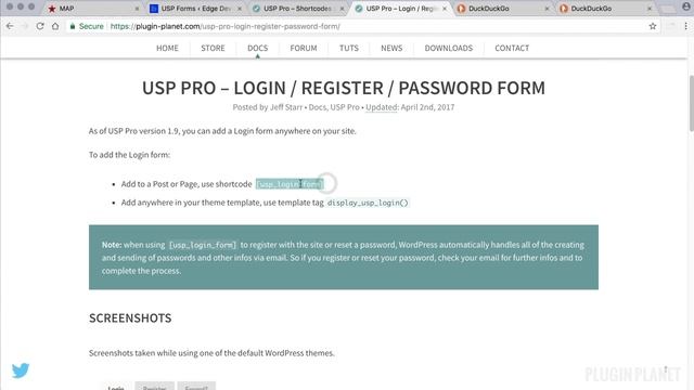 USP Pro - 15. Login Register Shortcode смотреть онлайн