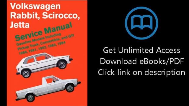 Download Volkswagen Rabbit/Scirocco/Jetta Service Manual, 1980-1984: Including Pickup Truck, [P.D.F смотреть онлайн